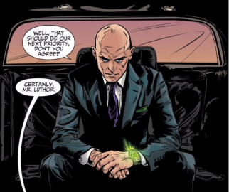 Lex Luthor makes an appearance. (Image: DC Comics)